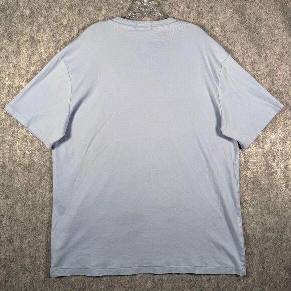 Polo Ralph Lauren T Shirt Mens 2XLT Blue Flesh Pony Crewneck Casual Summer - Picture 8 of 8